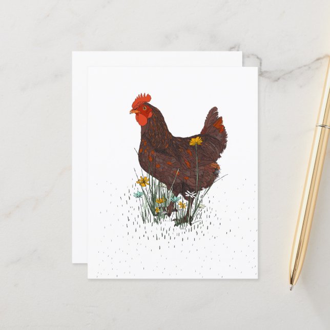 Rooster Farmyard (Front/Back In Situ)