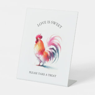 Rooster Favour Sign