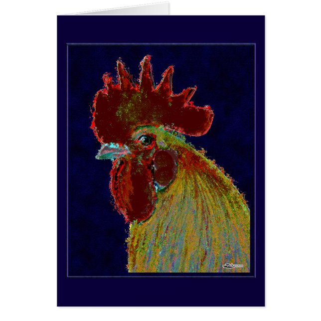 Rooster:  Freestyle Head (Front)