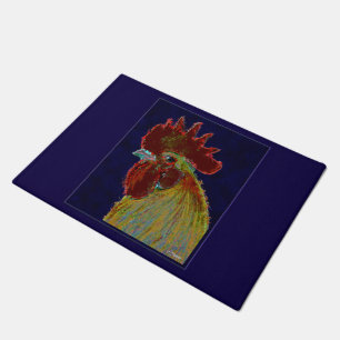 Rooster: Freestyle Head Doormat