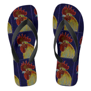 Rooster:  Freestyle Head Flip Flops
