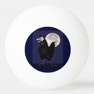 Rooster Ghost Ping Pong Ball