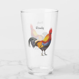 Rooster Glass