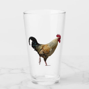 Rooster Glass Tumbler