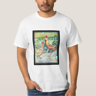 Rooster Henpecked by Hen T-Shirt