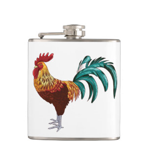 ROOSTER HIP FLASK