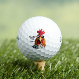 Rooster Humour Golf Chicken Pun  Callaway Supersof Golf Balls