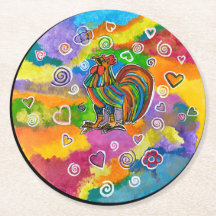 Rooster in love
