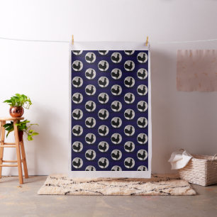 Rooster in the Moonlight Fabric