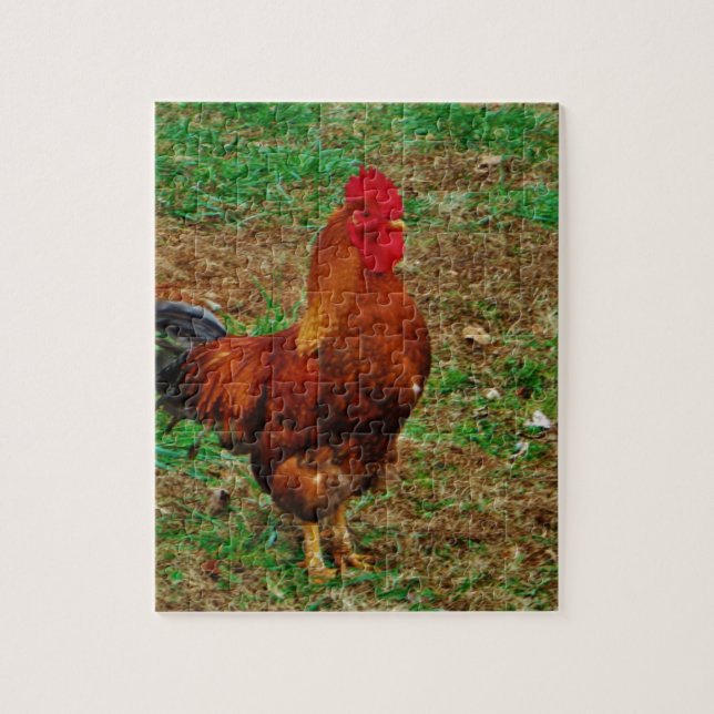 Rooster Jigsaw Puzzle (Vertical)