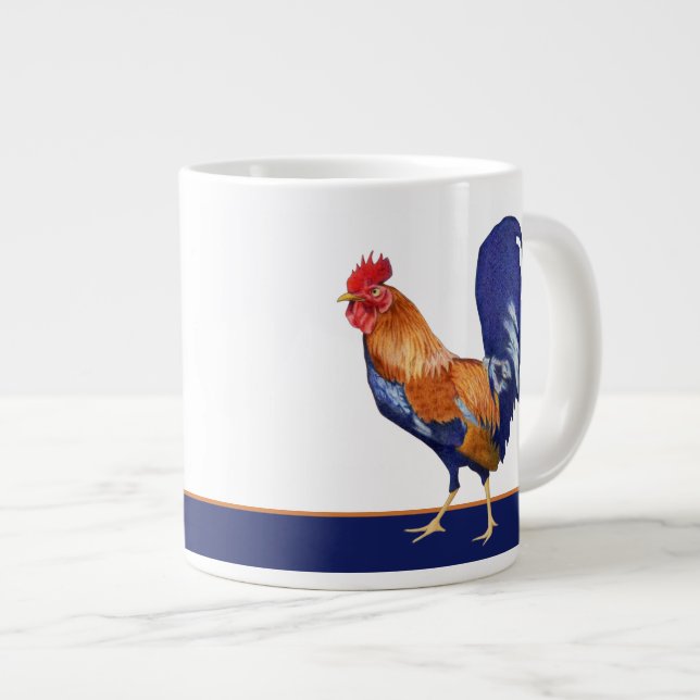 Rooster Jumbo Mug (Front Right)