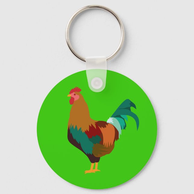 Rooster Key Ring (Front)