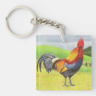 Rooster Key Ring