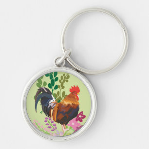 rooster key ring