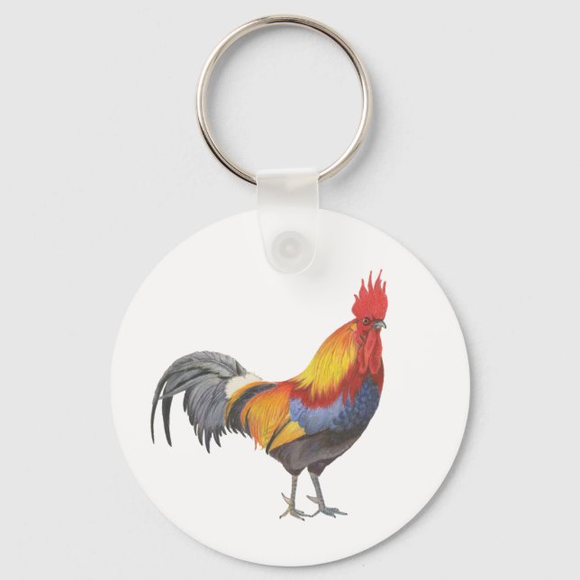 Rooster Key Ring (Front)