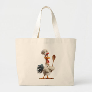 Rooster Large Tote Bag
