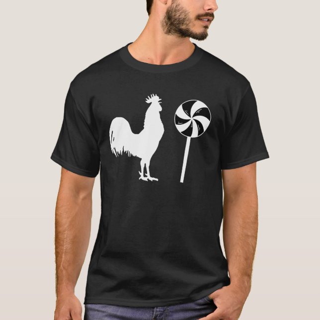 Rooster Lollipop T-Shirt (Front)
