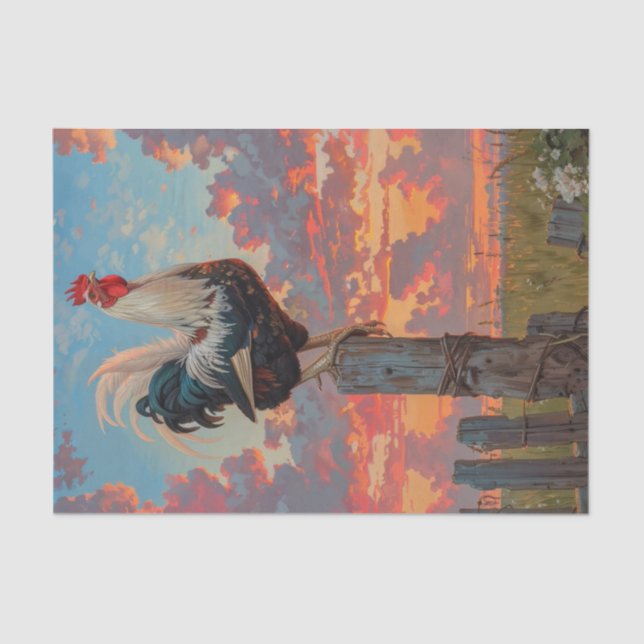 Rooster Lyfe6 Tissue Paper (Front)