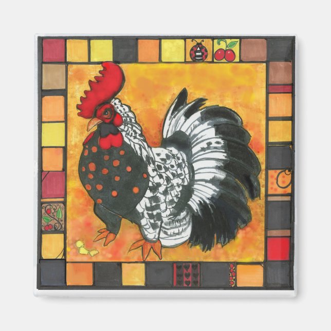 Rooster Magnet (Front)
