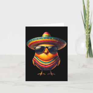 Rooster Mexican Cinco De Mayo Chicken Lover Funny Card