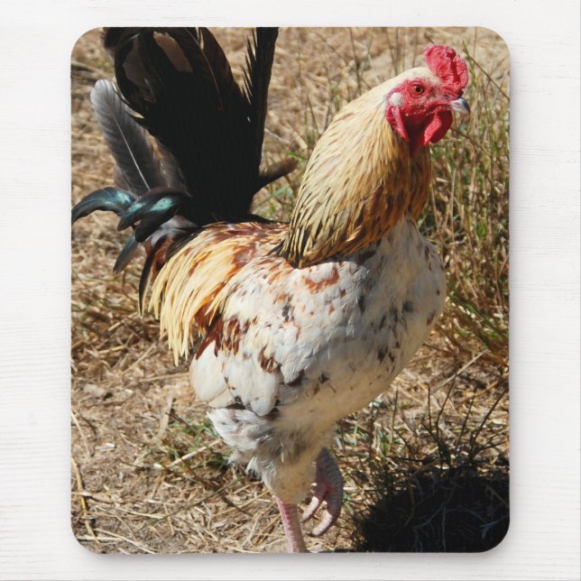 Rooster! Mouse Mat (Front)