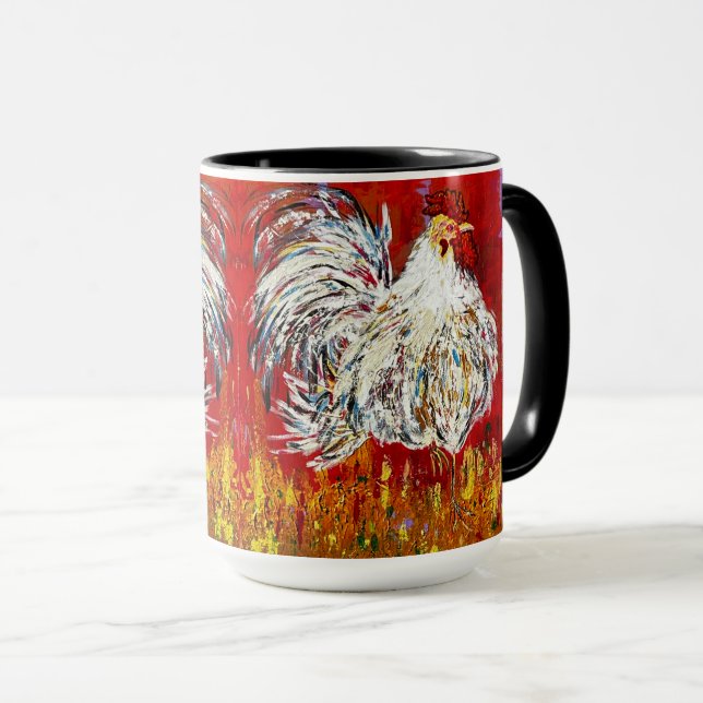 Rooster Mug (Front Right)