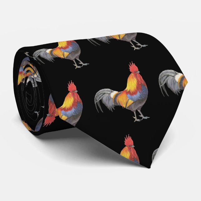 Rooster Neck Tie (Rolled)