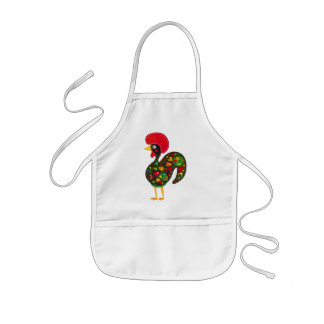 Rooster of Barcelos Nr02 - Galo de Barcelos Kids Apron