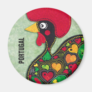 Rooster of Barcelos Nr02 - Galo de Barcelos Magnet