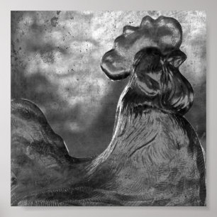 Rooster of Glass Poster