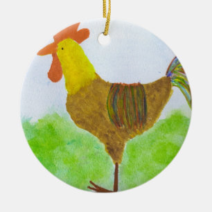 Rooster Ornament