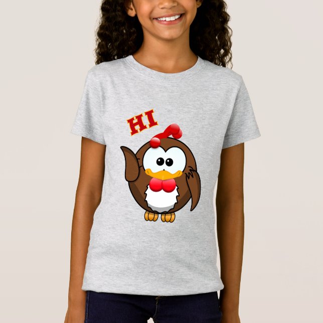 rooster owl T-Shirt (Front)