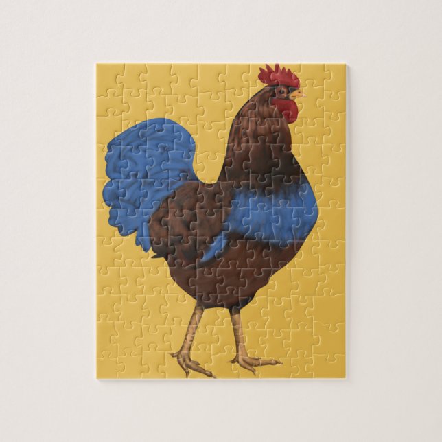 Rooster Painting Jigsaw Puzzle (Vertical)