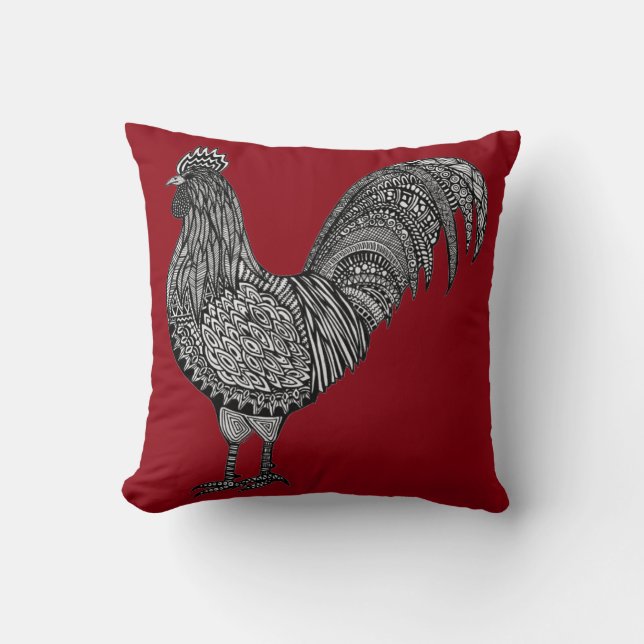 rooster pillow (Front)