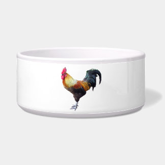 Rooster Plain Pet Bowl (2) sizes