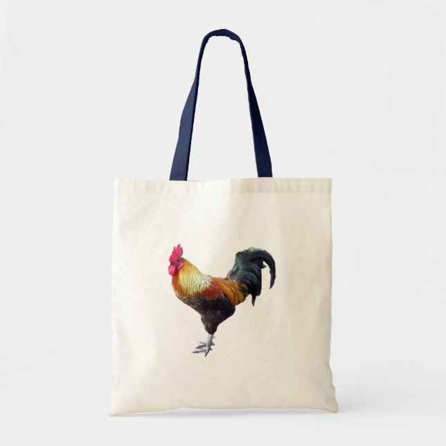 Rooster plain tote bag (Front)