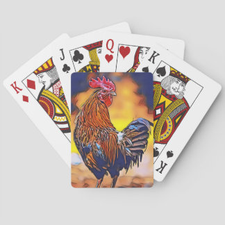 Rooster Playing Cards