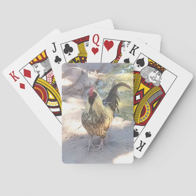 Rooster Playing Cards (Back)