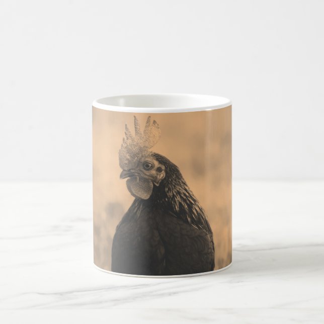 Rooster Portrait Coffee Mug (Center)