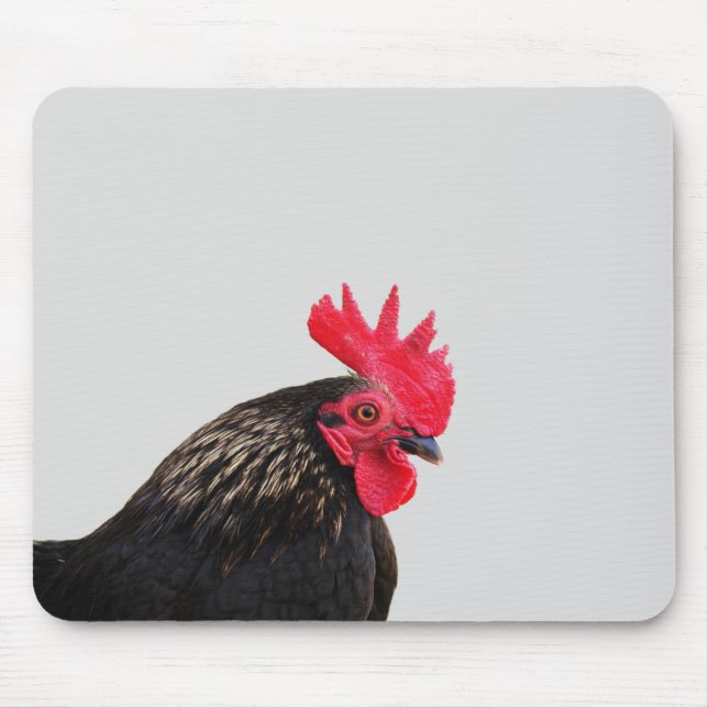 Rooster Portrait Mouse Mat (Front)