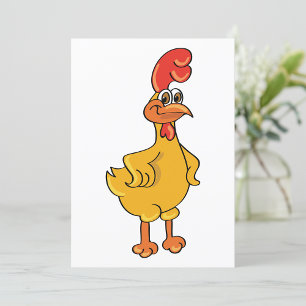 Rooster Pose Invitation