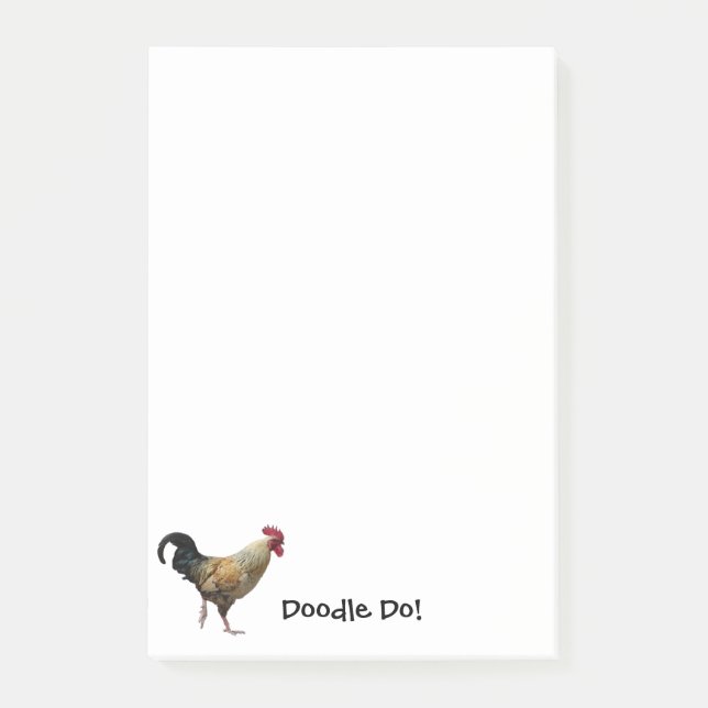 Rooster Post It Notes (Front)