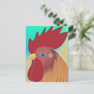 Rooster Postcard