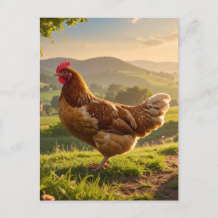 Rooster Postcard