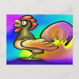 Rooster Postcard