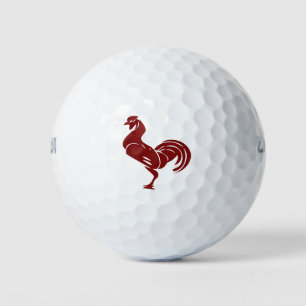 Rooster Poultry Chicken Animal Farm Bird Golf Balls