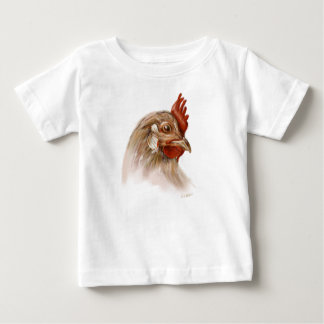 Rooster Print on Baby T-shirt