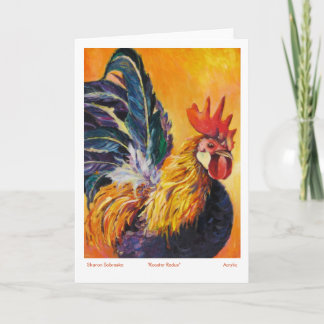 Rooster Redux Notecard — Blank