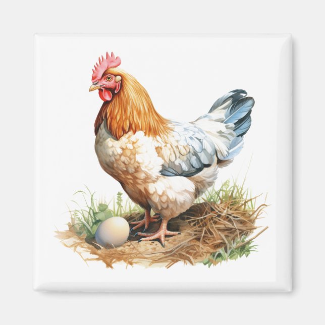 Rooster Refrigerator Magnet (Front)