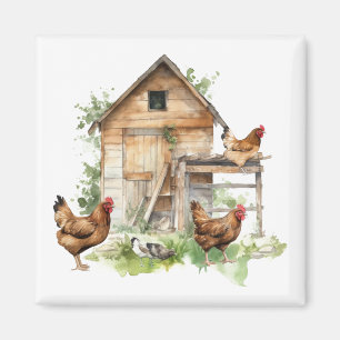 Rooster Refrigerator Magnet